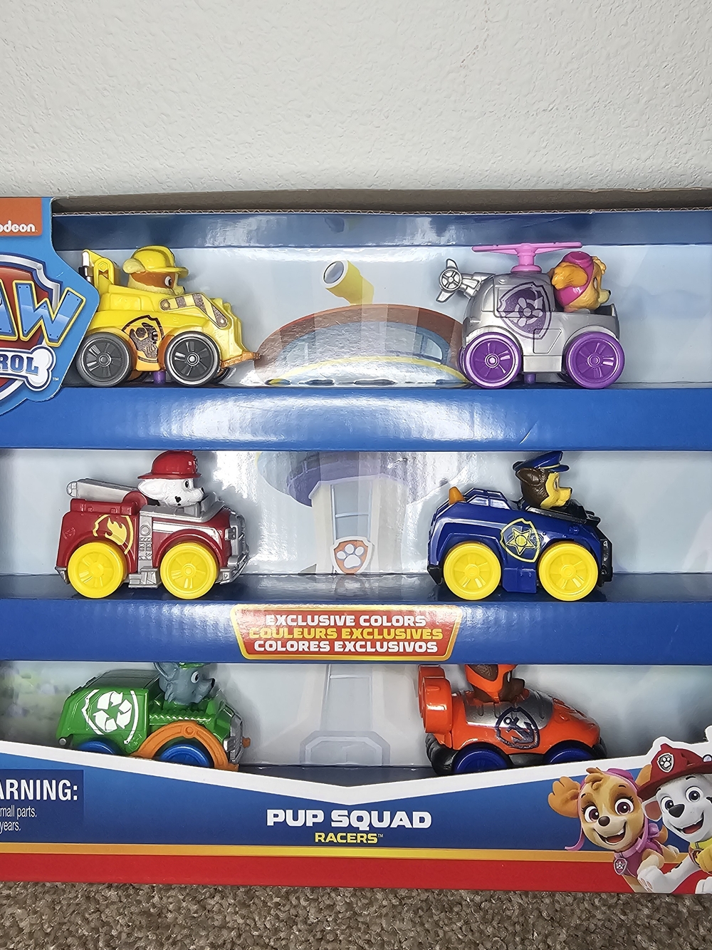 PAW Patrol Pup Squad Racers - Exclusive Color Toy Vehicle Set (Multicolor)